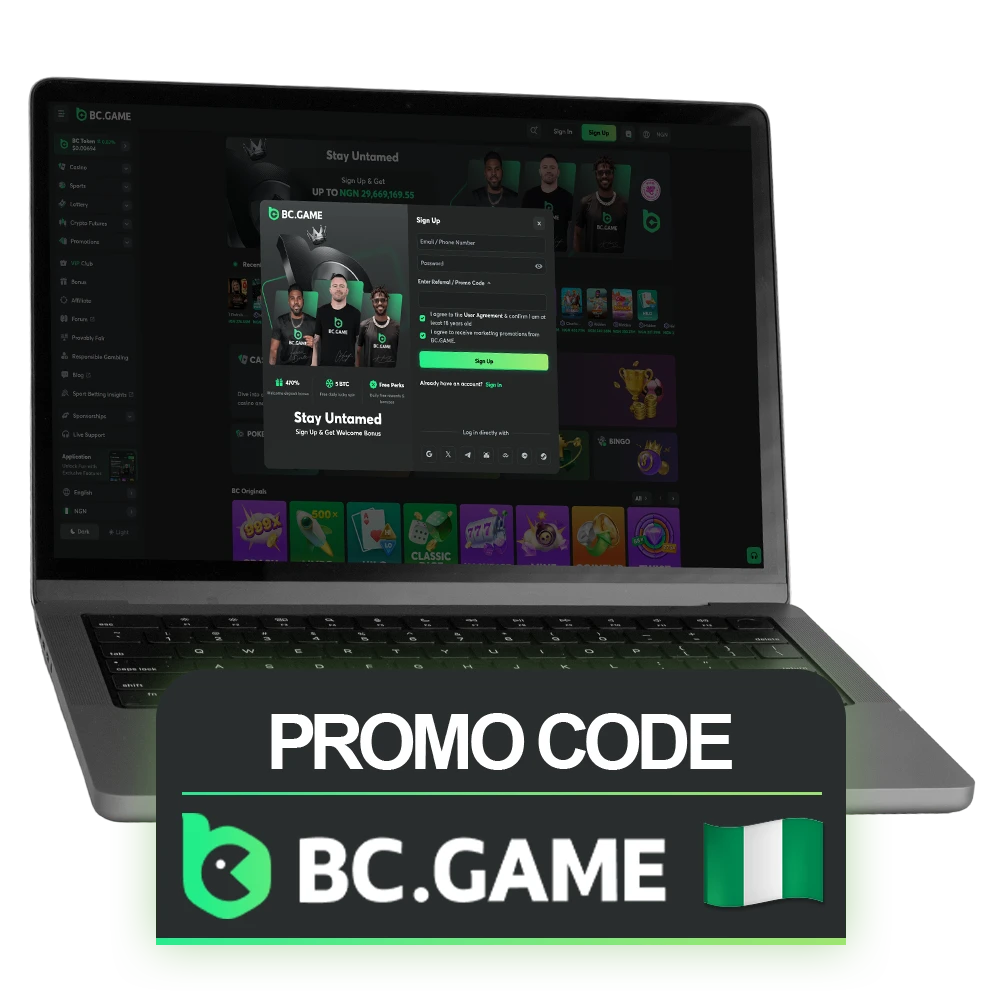 Simply apply your BC Game promo code via the app or the site to unlock your extra rewards.