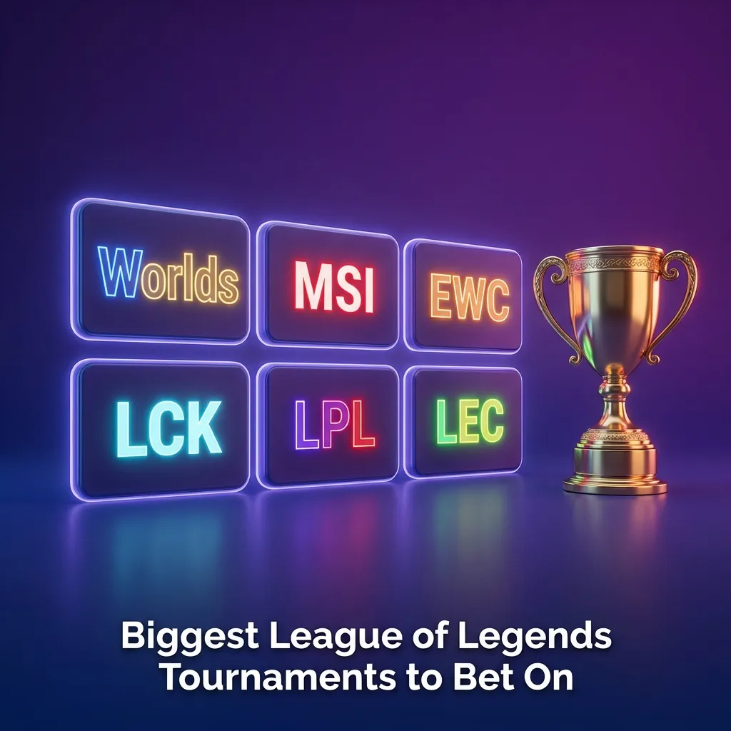 A shot of a professional LoL stage with players competing under bright lights in front of a cheering crowd