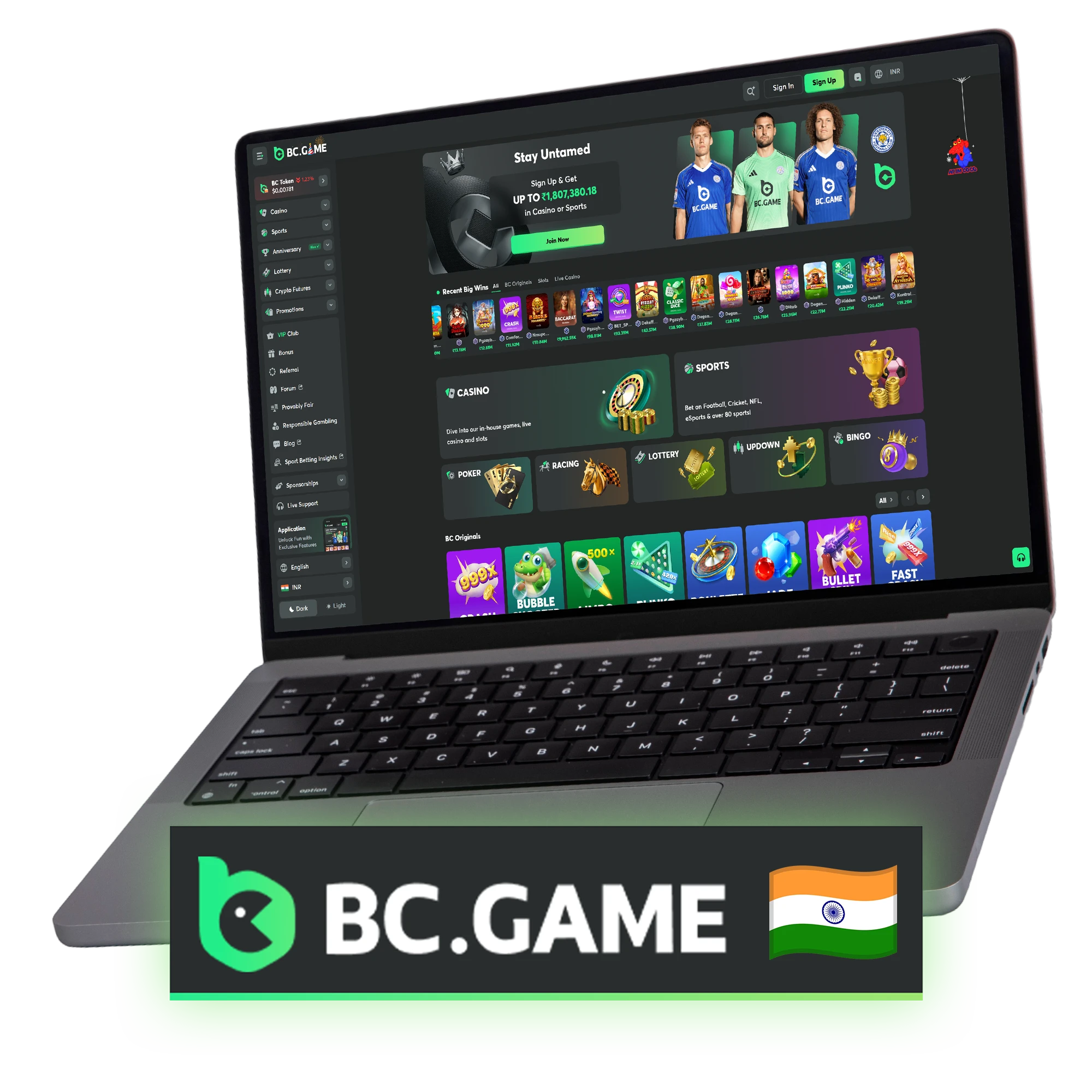 Sign up at BC Game India today for a world-class gambling experience as we head into 2026.