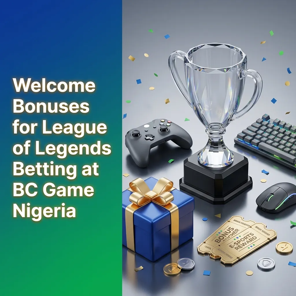 The BC Game Nigeria promotion page highlighting the 360% deposit bonus for LoL betting up to NGN 164M